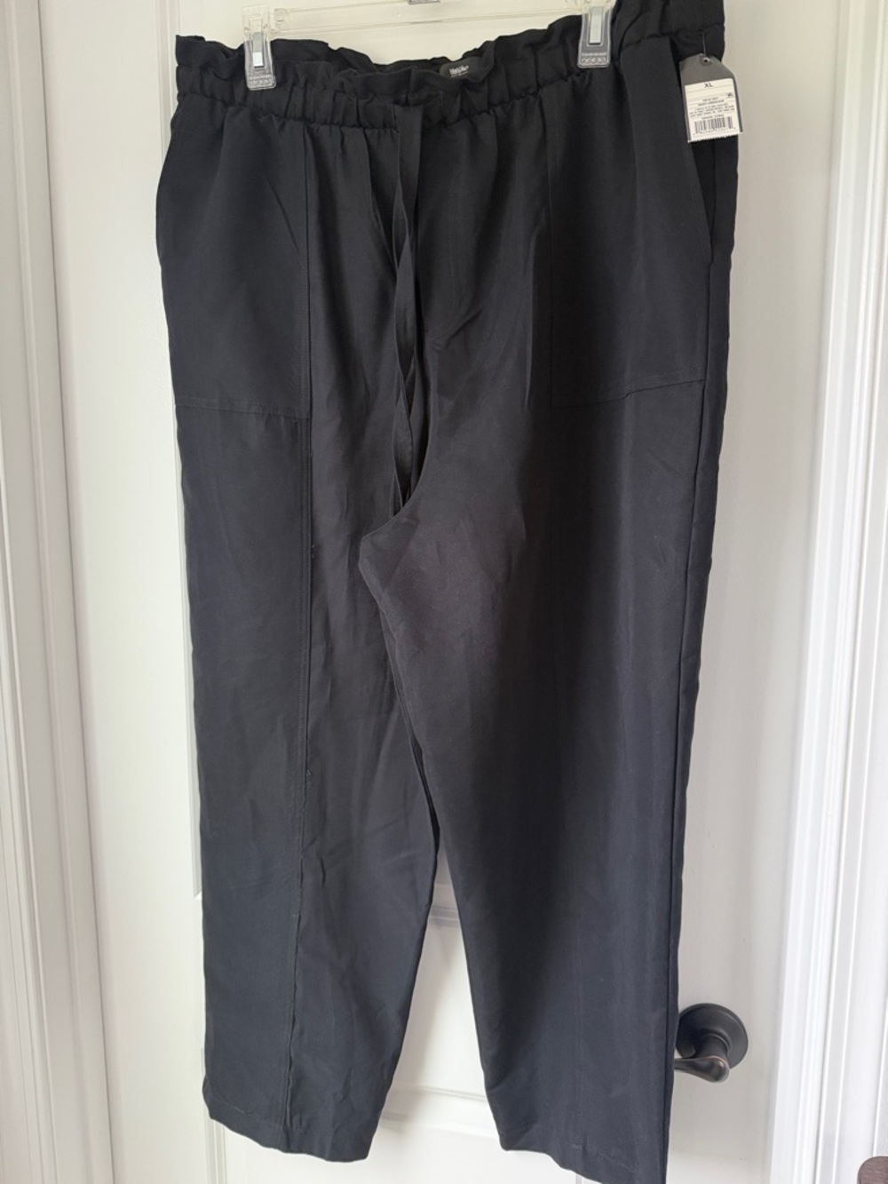 NWT! Women’s XL Mossimo Black Cropped Drawstring Pants